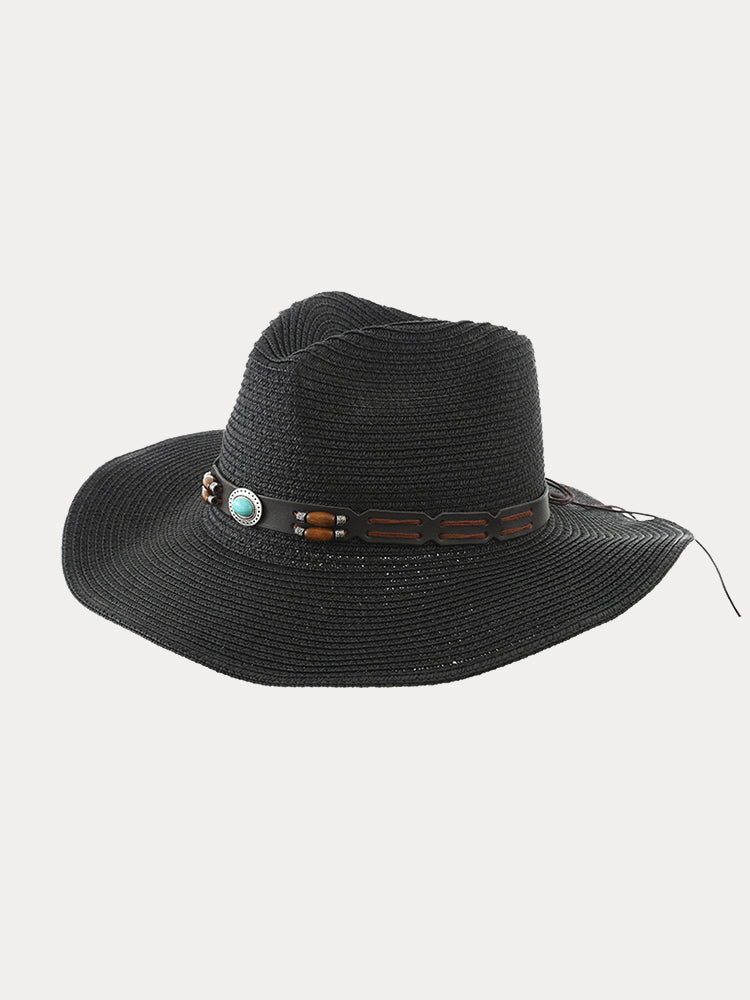 Classic Summer Straw Fishing Beach Hat - Image 5