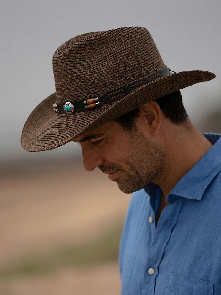 Classic Summer Straw Fishing Beach Hat - Image 7