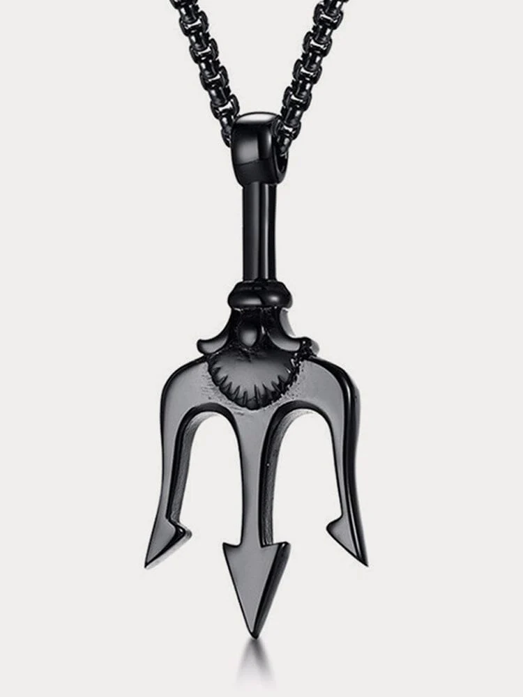 Classic Trident Pendant Necklace - Image 7