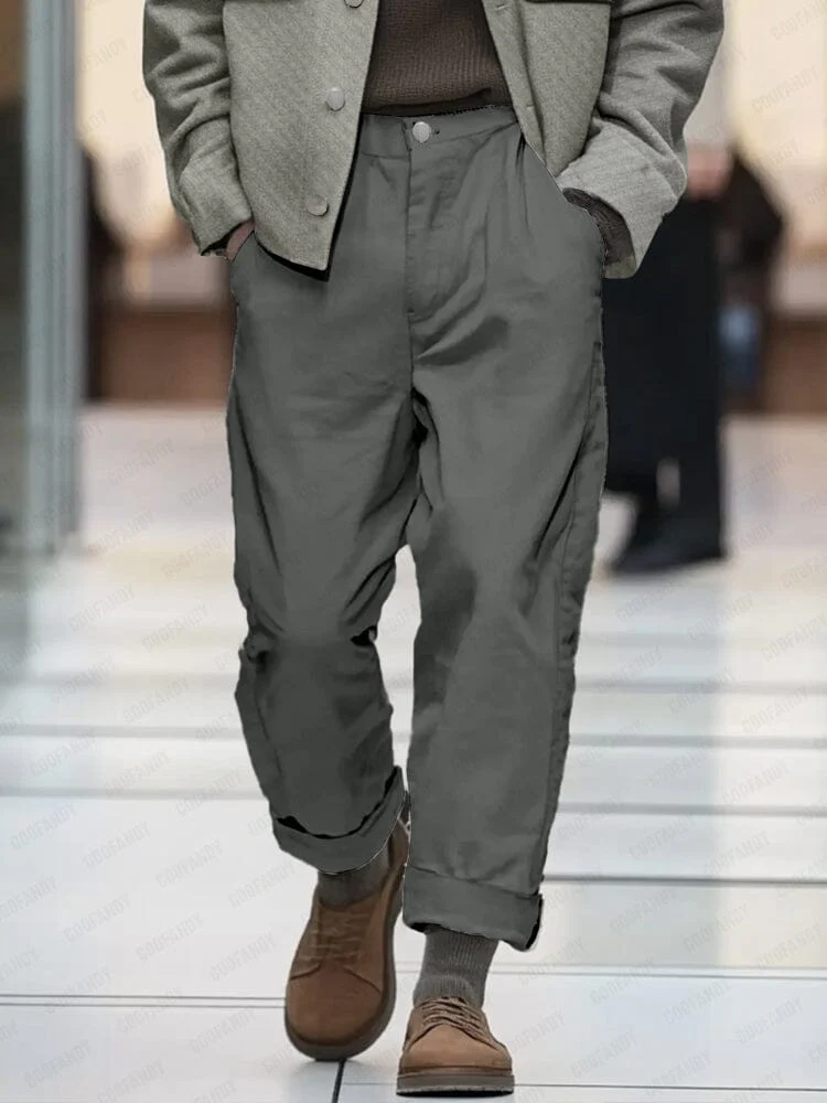 Classic Versatile 100% Cotton Pants - Image 2