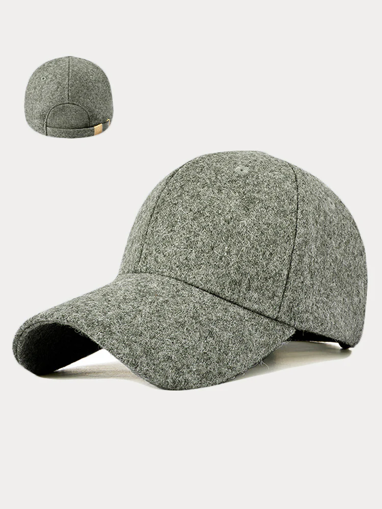 Premium Wool Blend Baseball Cap