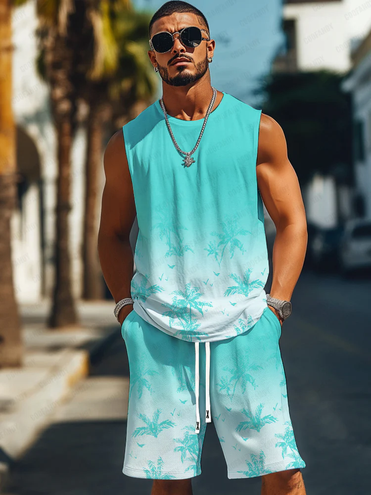 Coastal Graphic Print Summer Set - Image 3