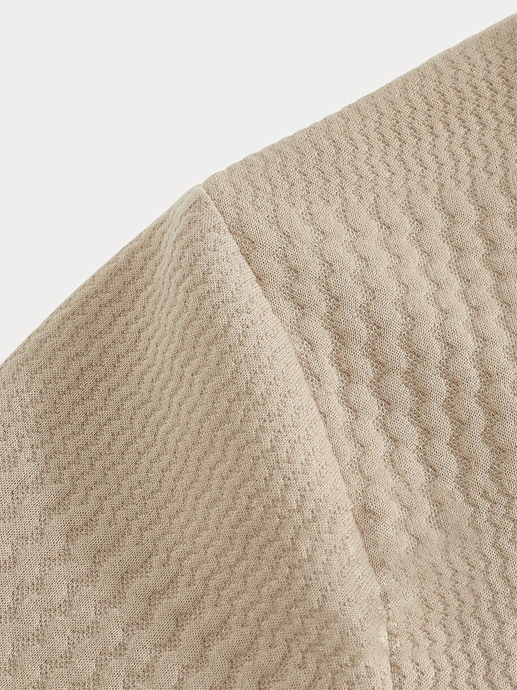 Comfort Fit Jacquard Textured 2-Piece Set - Image 10