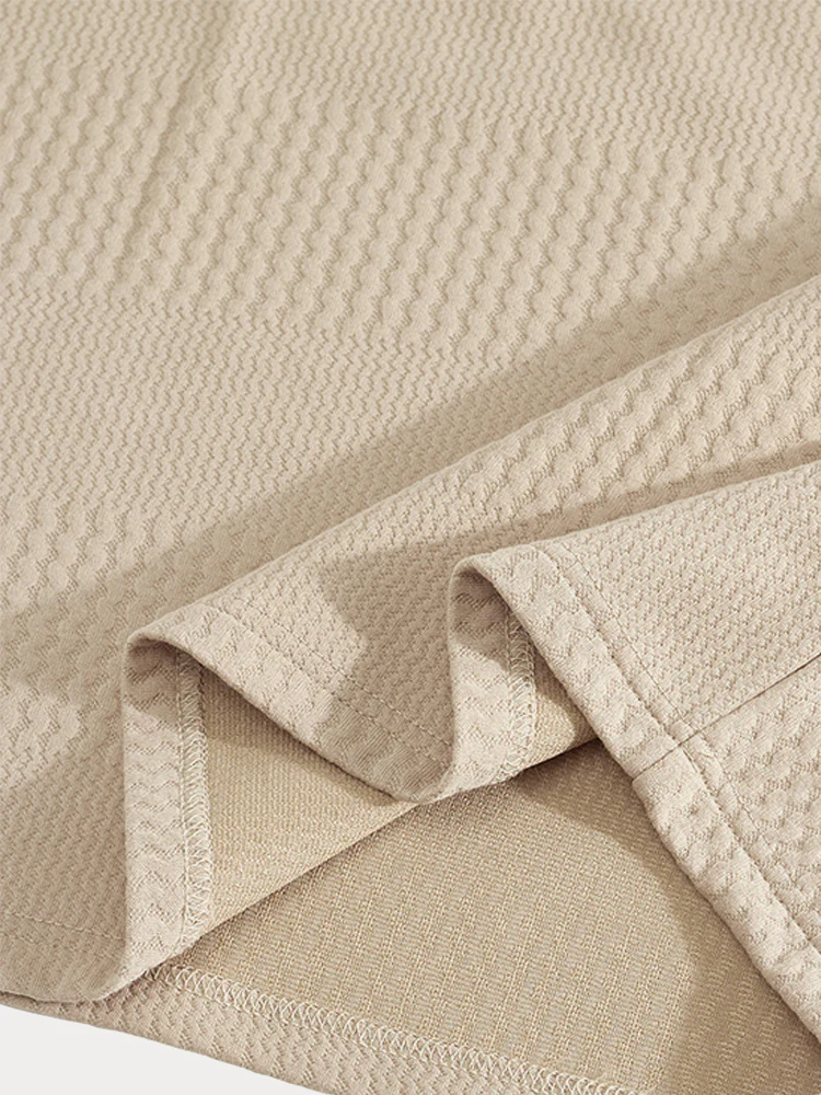 Comfort Fit Jacquard Textured 2-Piece Set - Image 12
