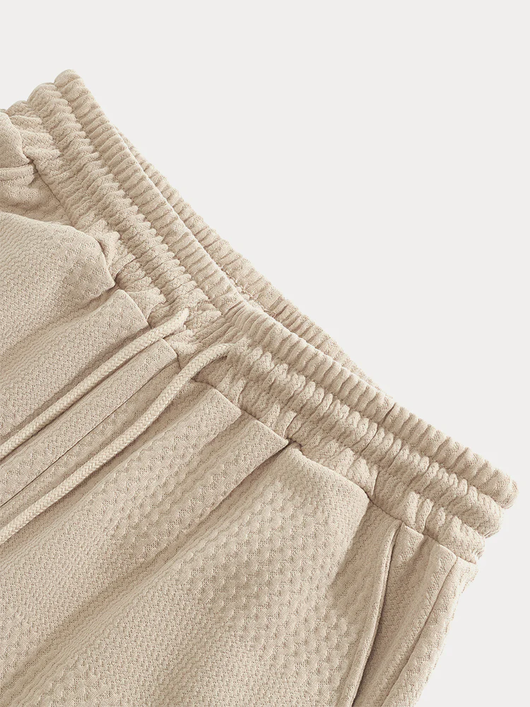 Comfort Fit Jacquard Textured 2-Piece Set - Image 13