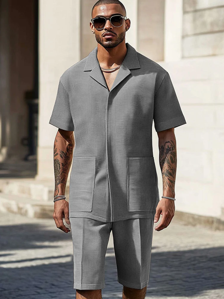 Comfort Textured Summer Casual Set - Image 2