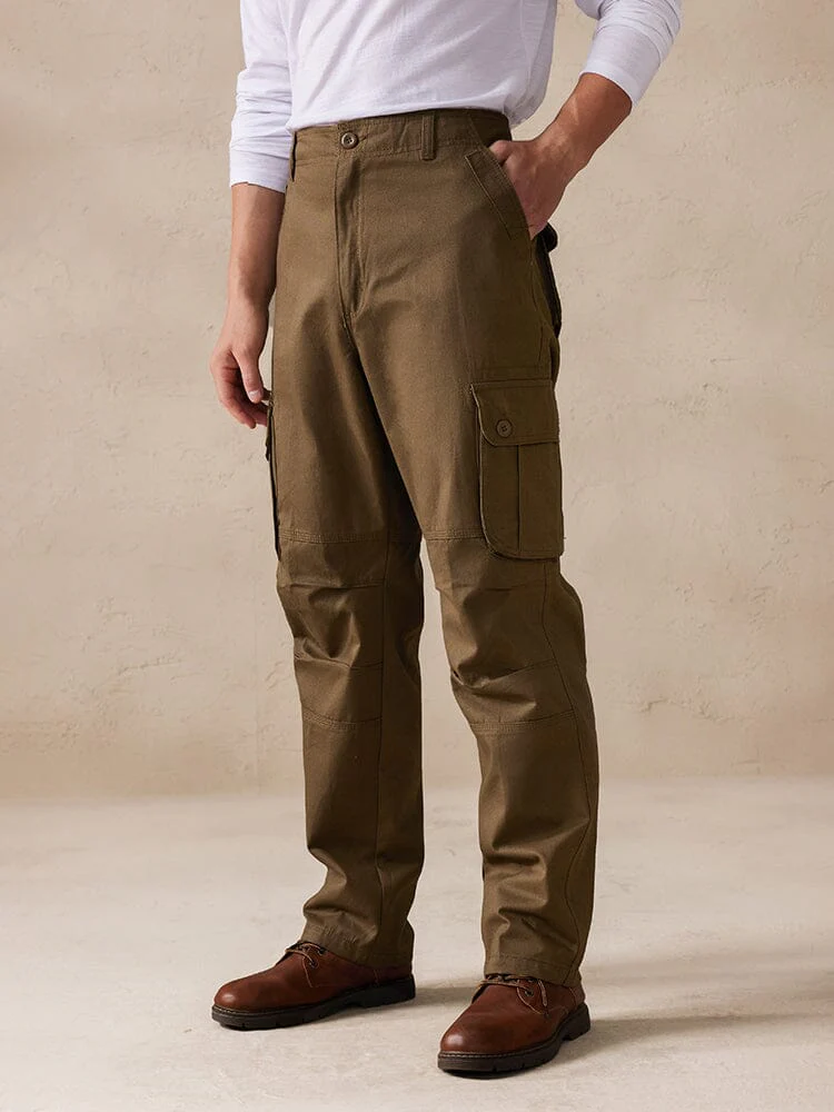 Comfy 100% Cotton Cargo Pants - Image 11