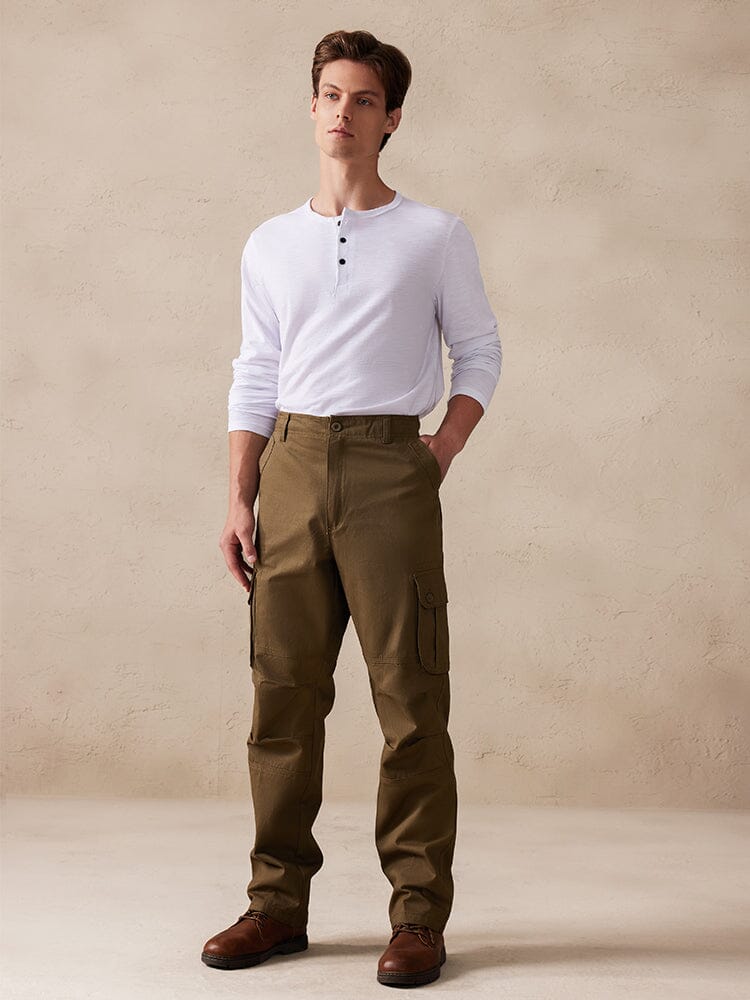 Comfy 100% Cotton Cargo Pants - Image 13