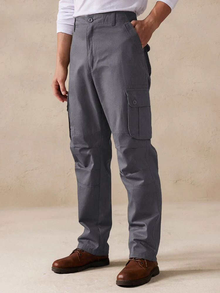 Comfy 100% Cotton Cargo Pants - Image 5