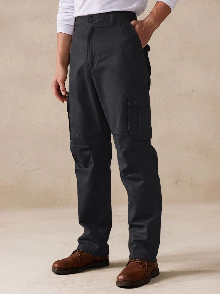 Comfy 100% Cotton Cargo Pants - Image 6