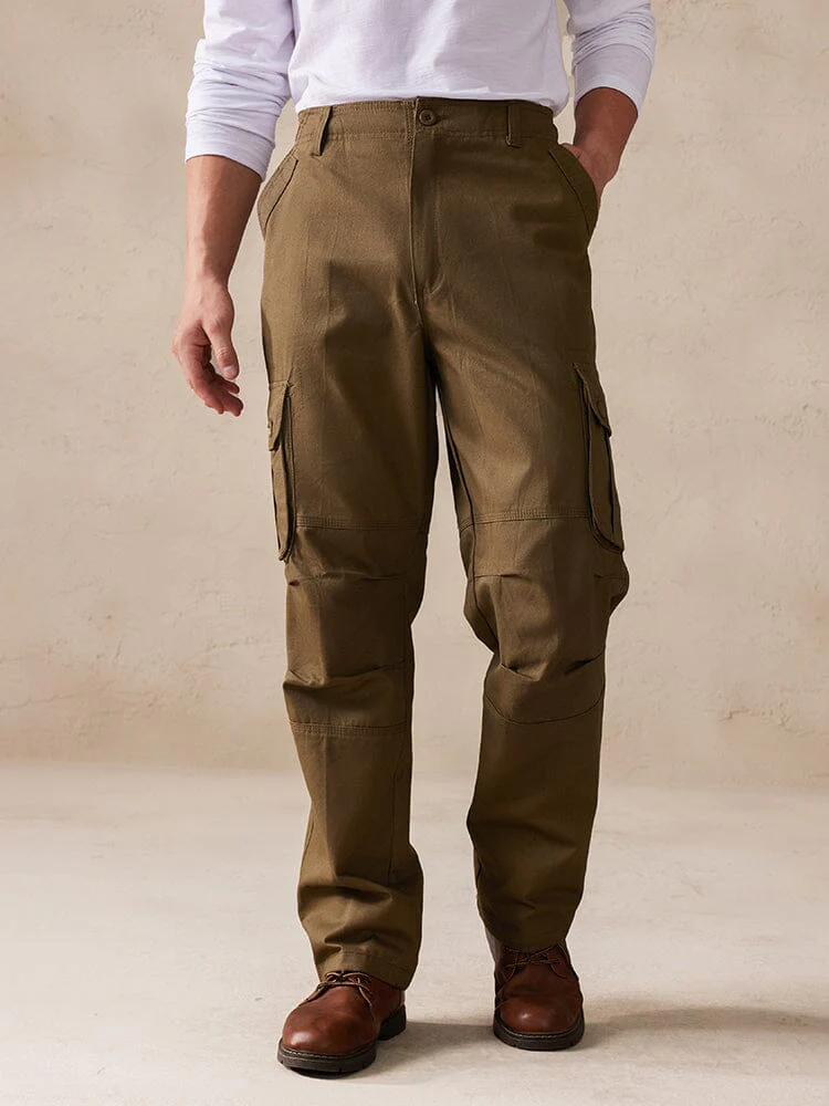 Comfy 100% Cotton Cargo Pants - Image 9