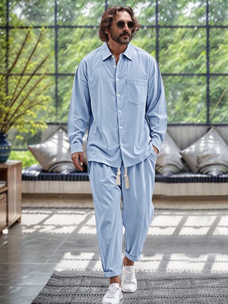 Comfy 100% Cotton Shirt Set - Image 2