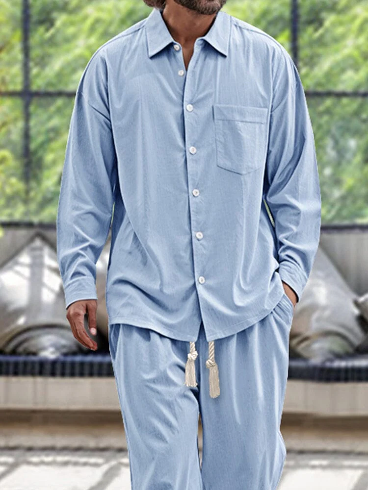 Comfy 100% Cotton Shirt Set - Image 3