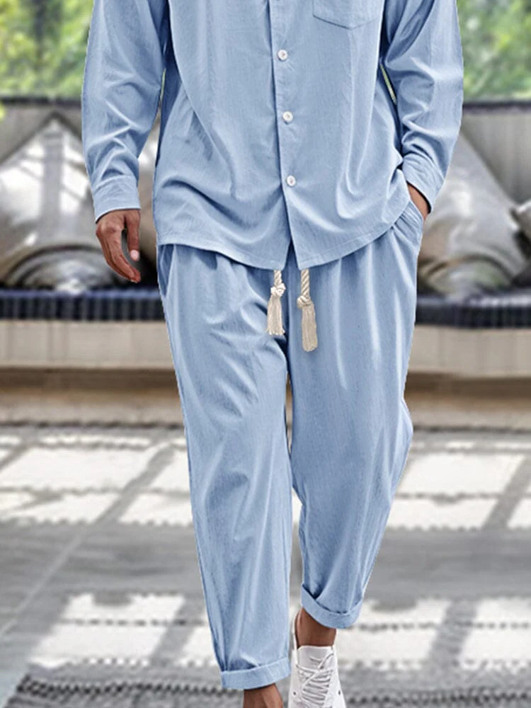Comfy 100% Cotton Shirt Set - Image 4