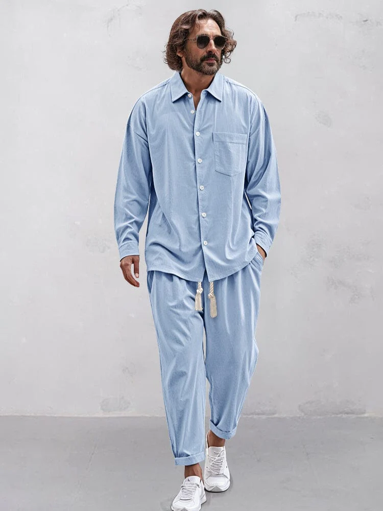 Comfy 100% Cotton Shirt Set - Image 6
