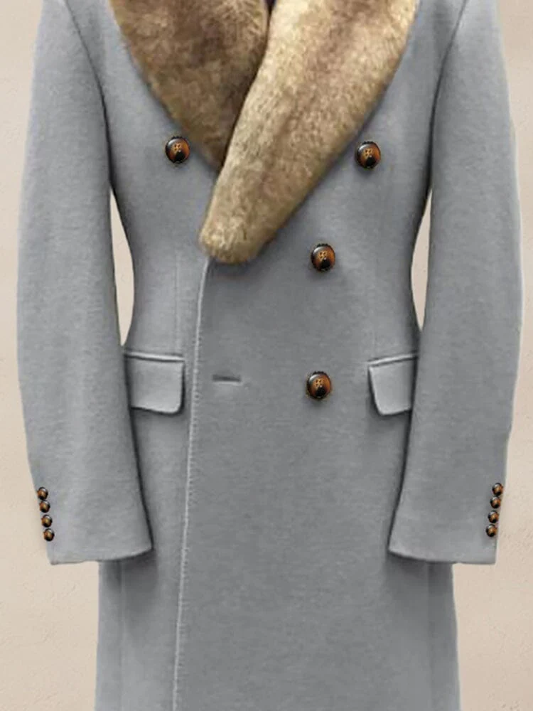 Comfy Double-Breasted Tweed Coat - Image 7