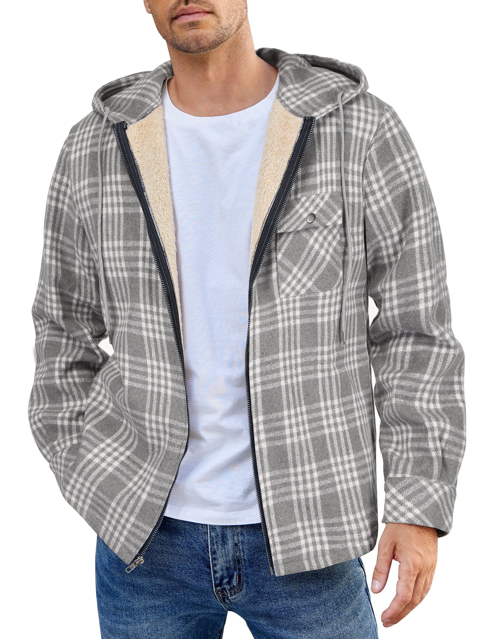 Comfy Plaid Flannel Lined Jacket (US Only) - Image 11