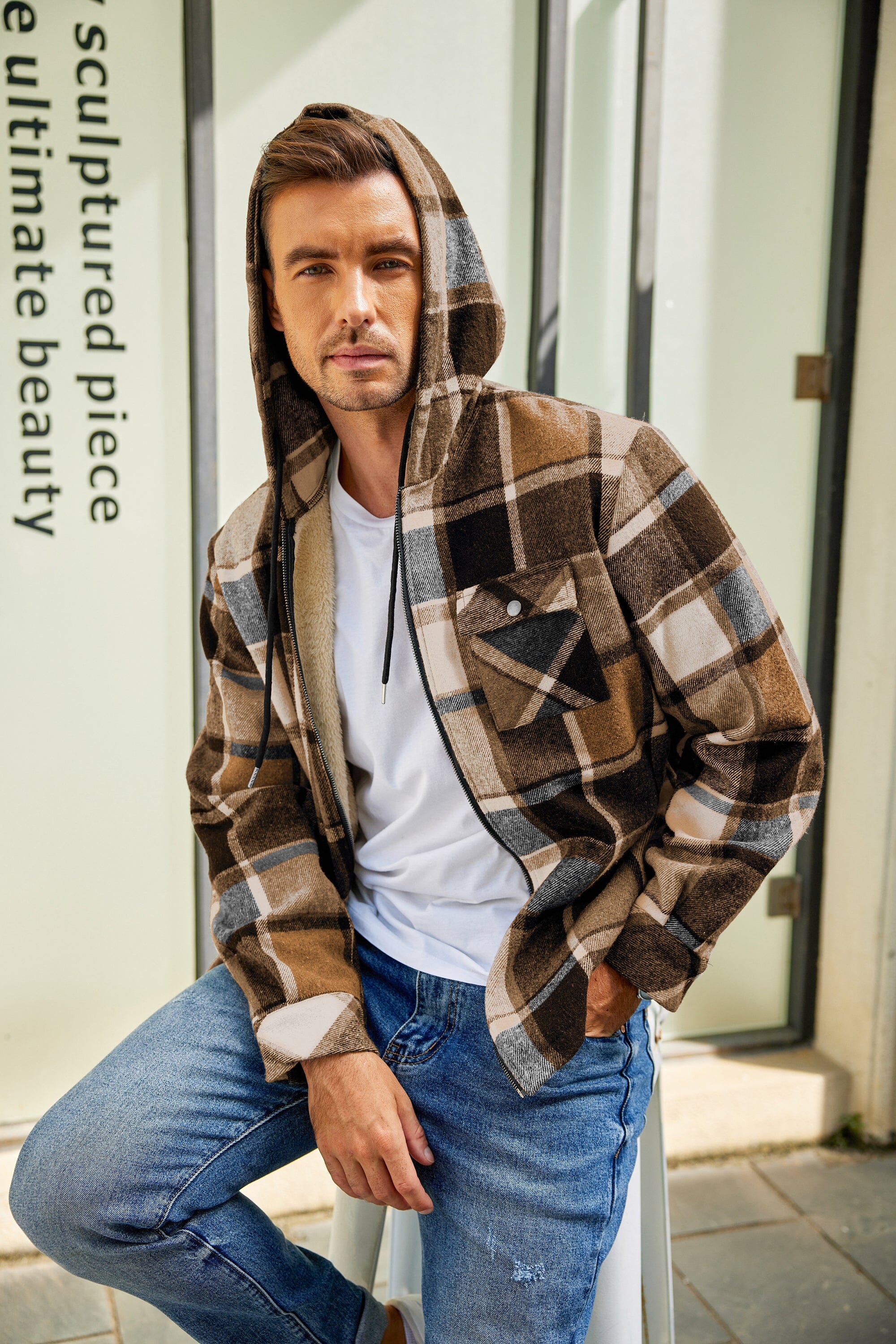Comfy Plaid Flannel Lined Jacket (US Only) - Image 12