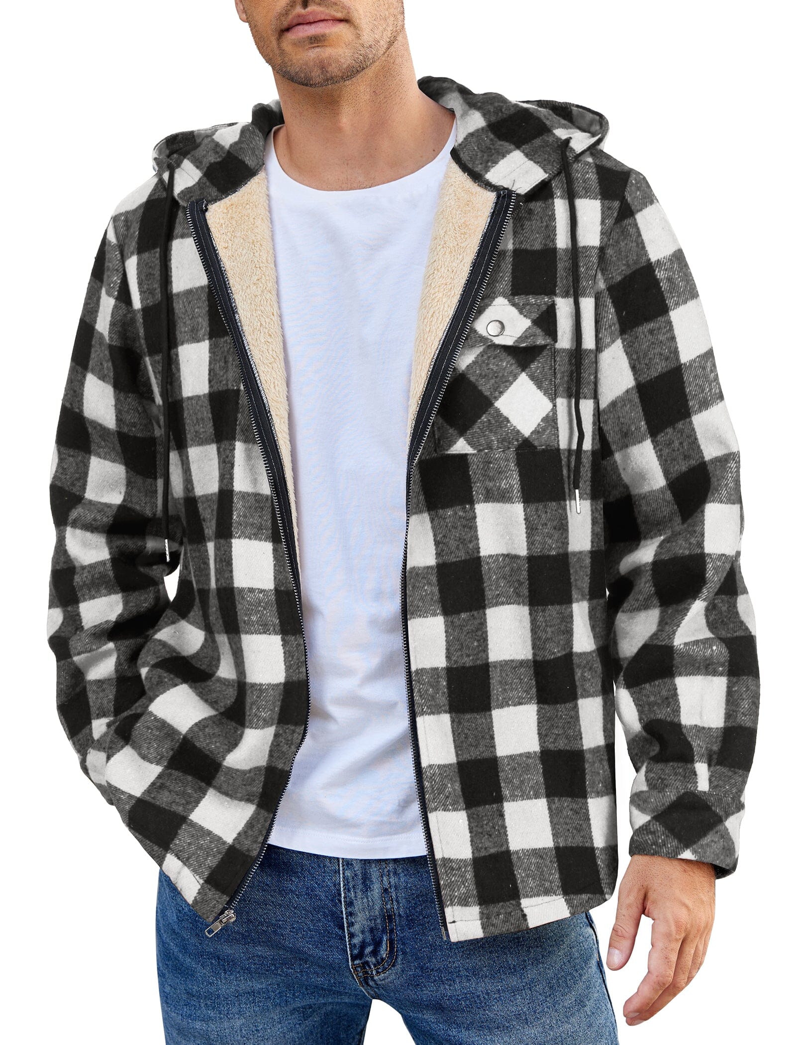 Comfy Plaid Flannel Lined Jacket (US Only) - Image 2