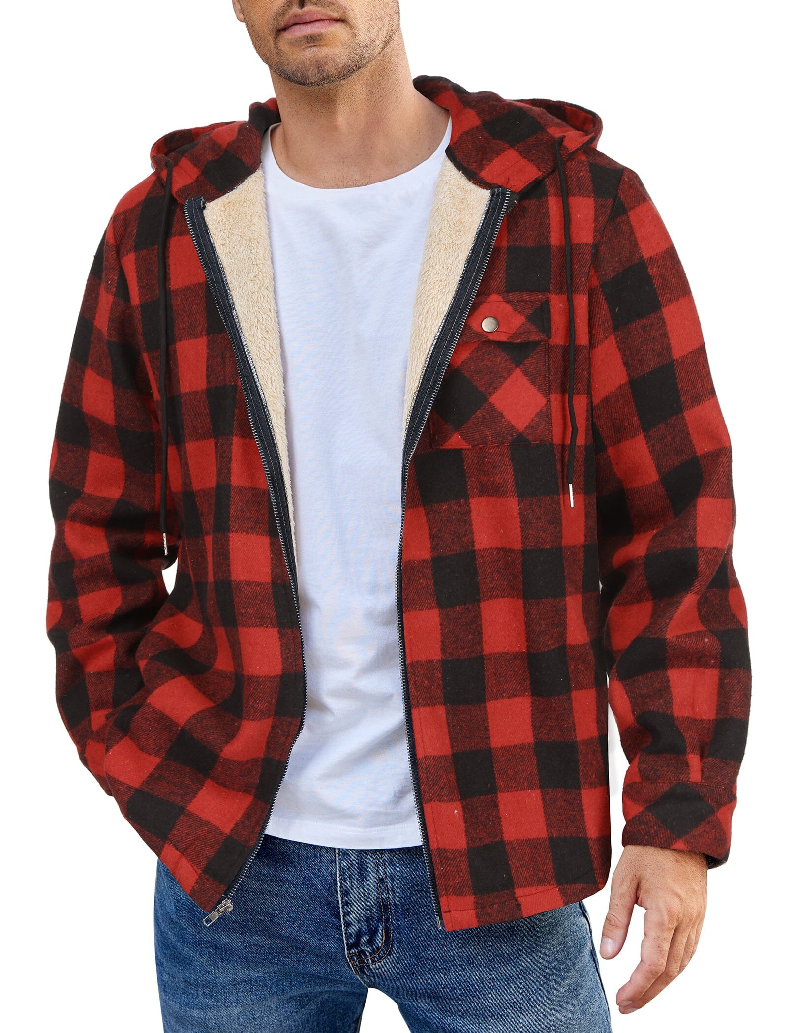 Comfy Plaid Flannel Lined Jacket (US Only) - Image 3