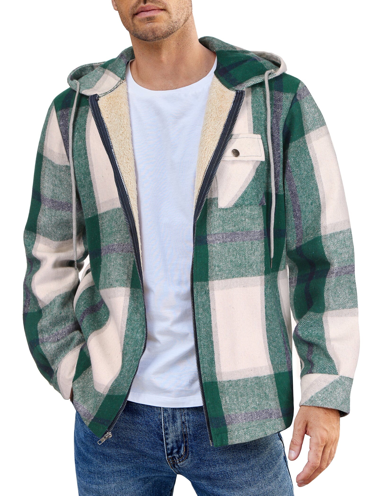 Comfy Plaid Flannel Lined Jacket (US Only) - Image 6