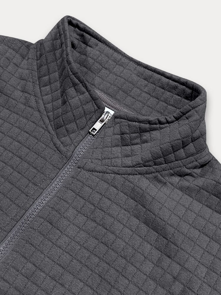 Comfy Soft Grid Texture Top - Image 9
