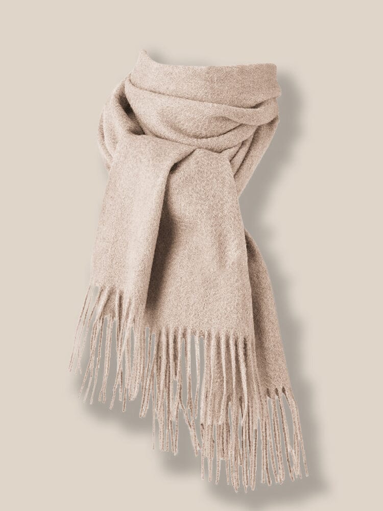 Comfy Tassel Faux Pashmina Scarf - Image 11