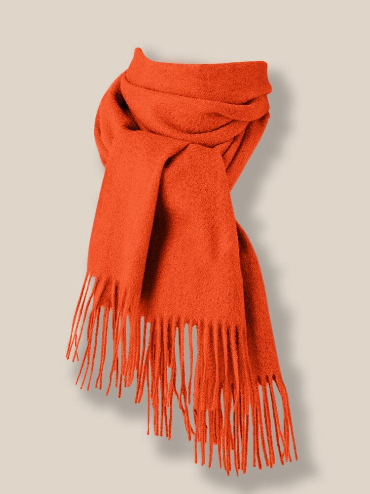 Comfy Tassel Faux Pashmina Scarf - Image 14