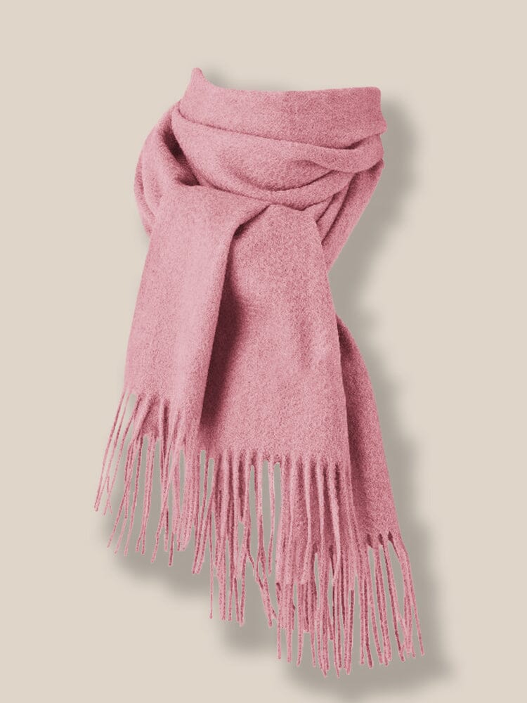 Comfy Tassel Faux Pashmina Scarf - Image 20