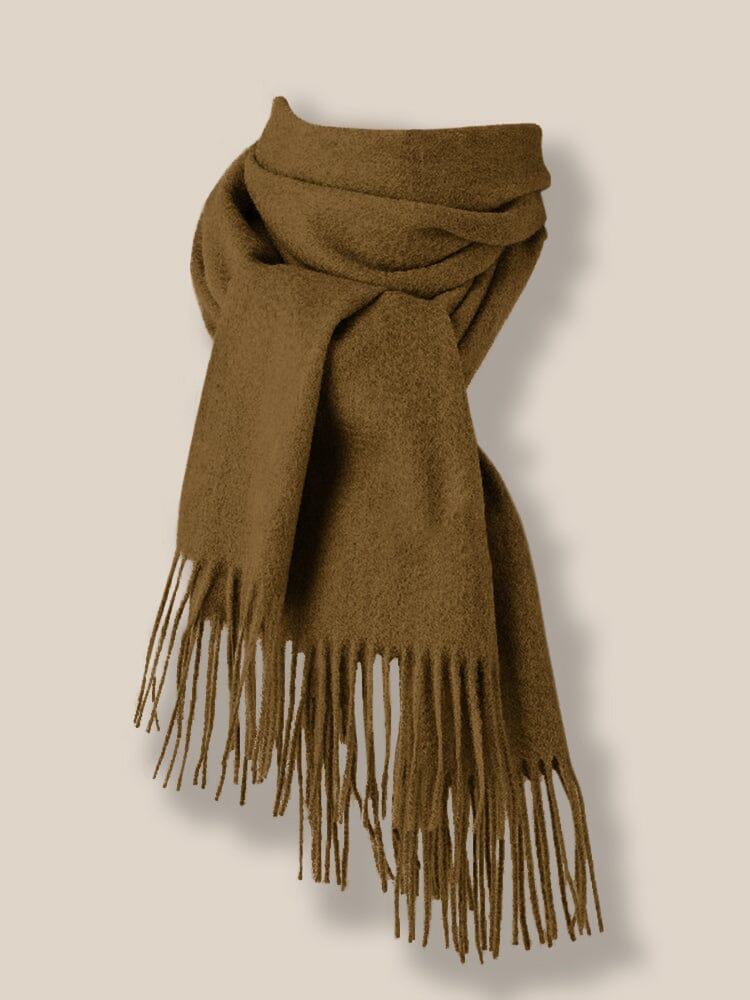 Comfy Tassel Faux Pashmina Scarf - Image 21