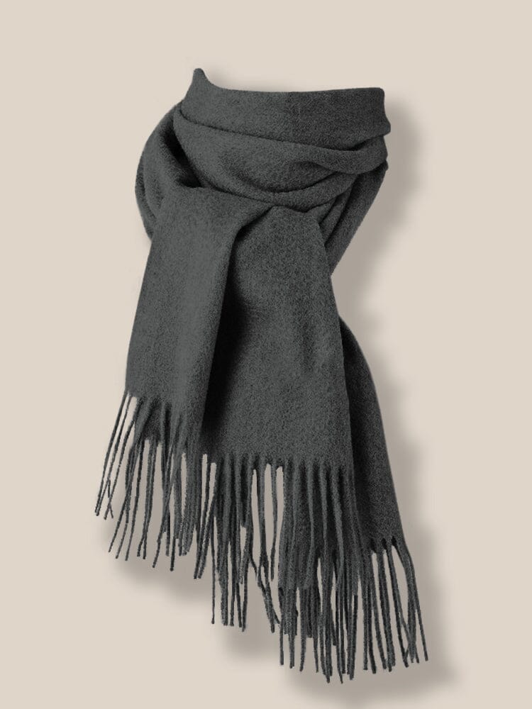 Comfy Tassel Faux Pashmina Scarf - Image 23