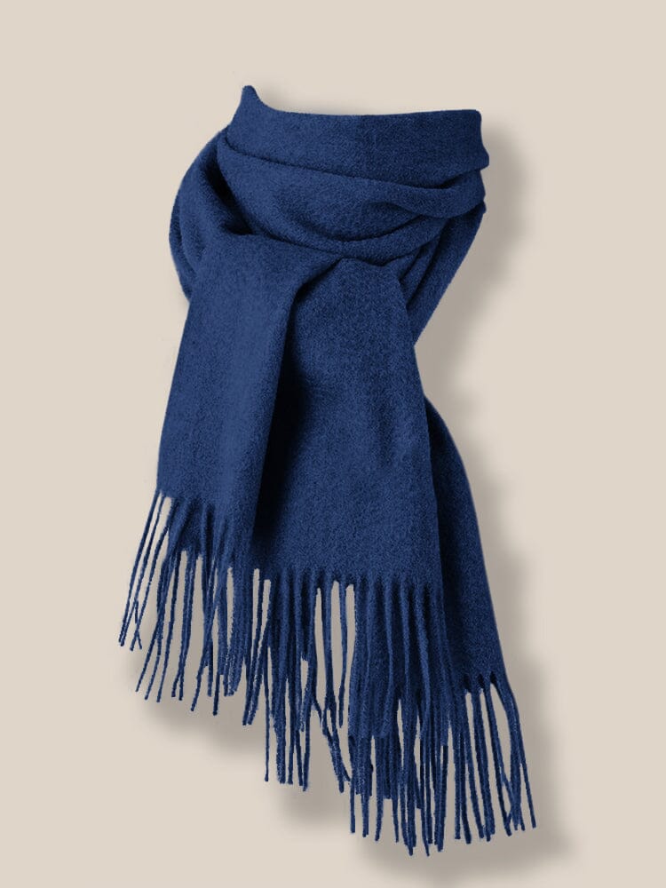 Comfy Tassel Faux Pashmina Scarf - Image 24