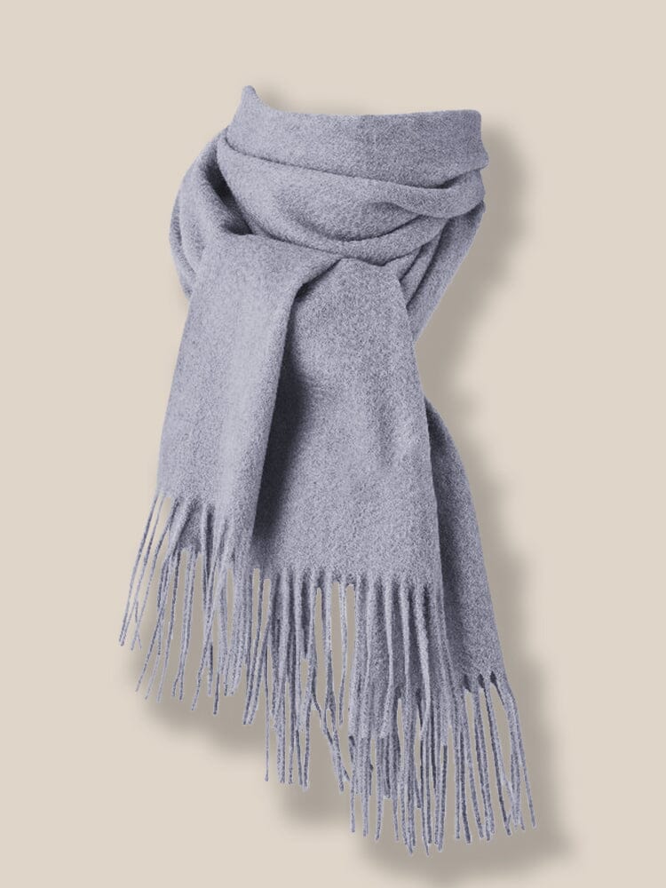 Comfy Tassel Faux Pashmina Scarf - Image 31