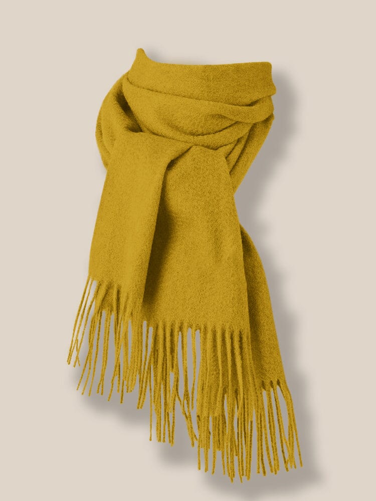 Comfy Tassel Faux Pashmina Scarf - Image 33