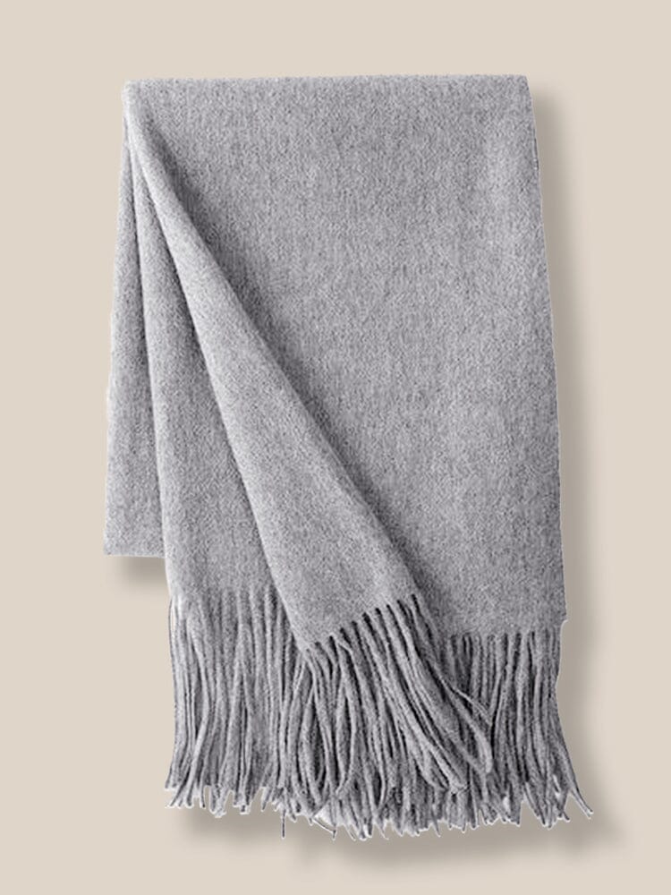 Comfy Tassel Faux Pashmina Scarf - Image 38