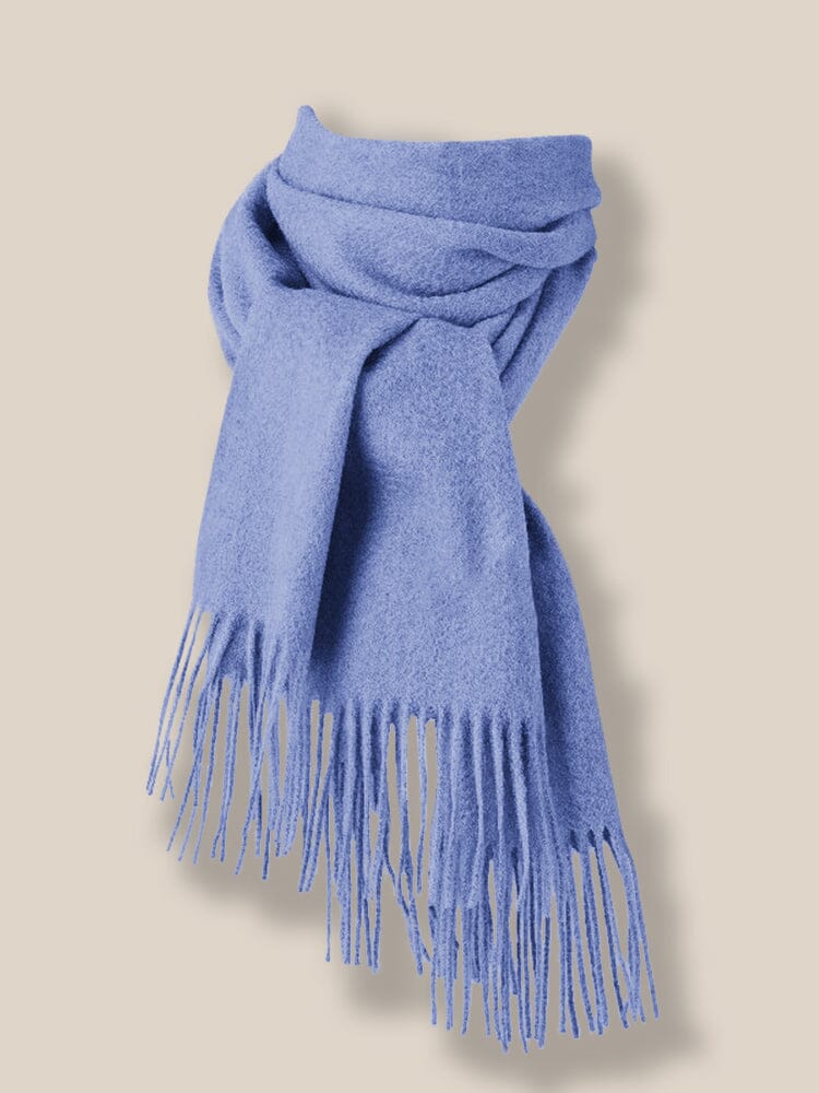 Comfy Tassel Faux Pashmina Scarf - Image 6