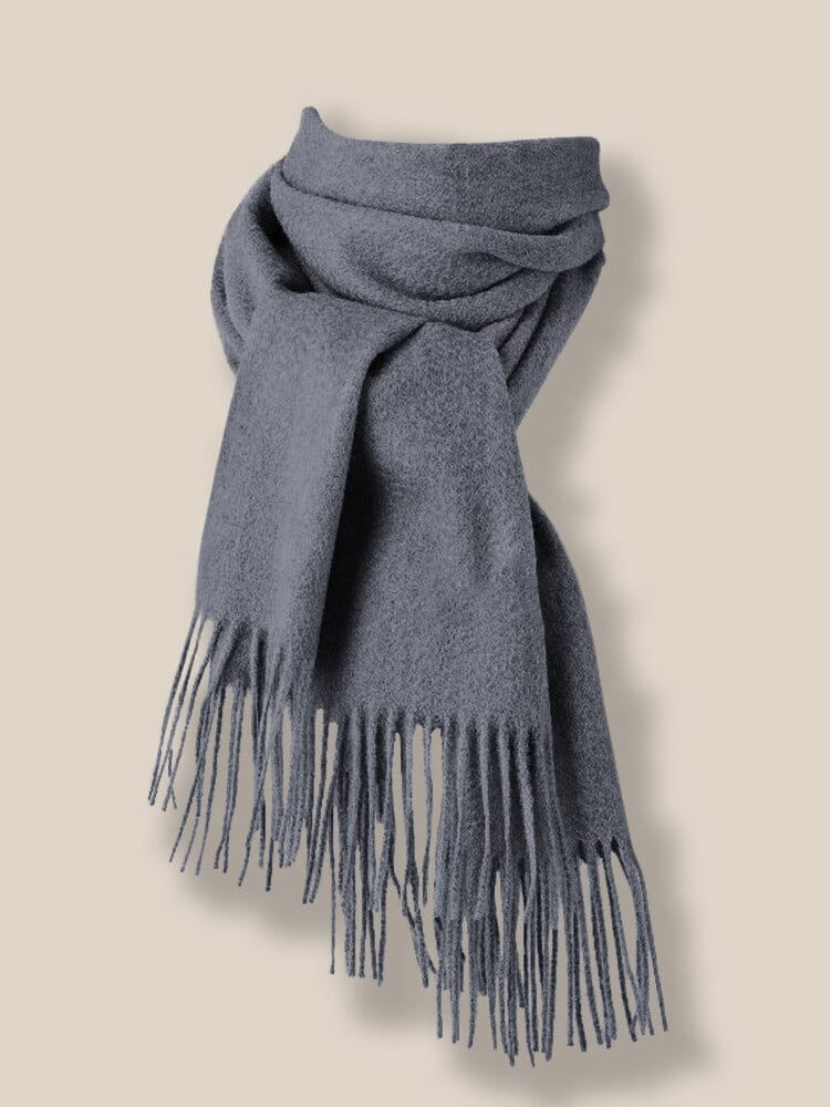 Comfy Tassel Faux Pashmina Scarf - Image 9