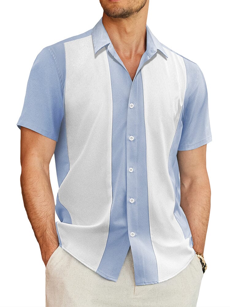 Contrast Stripe Bowling Shirt (US Only) - Image 7