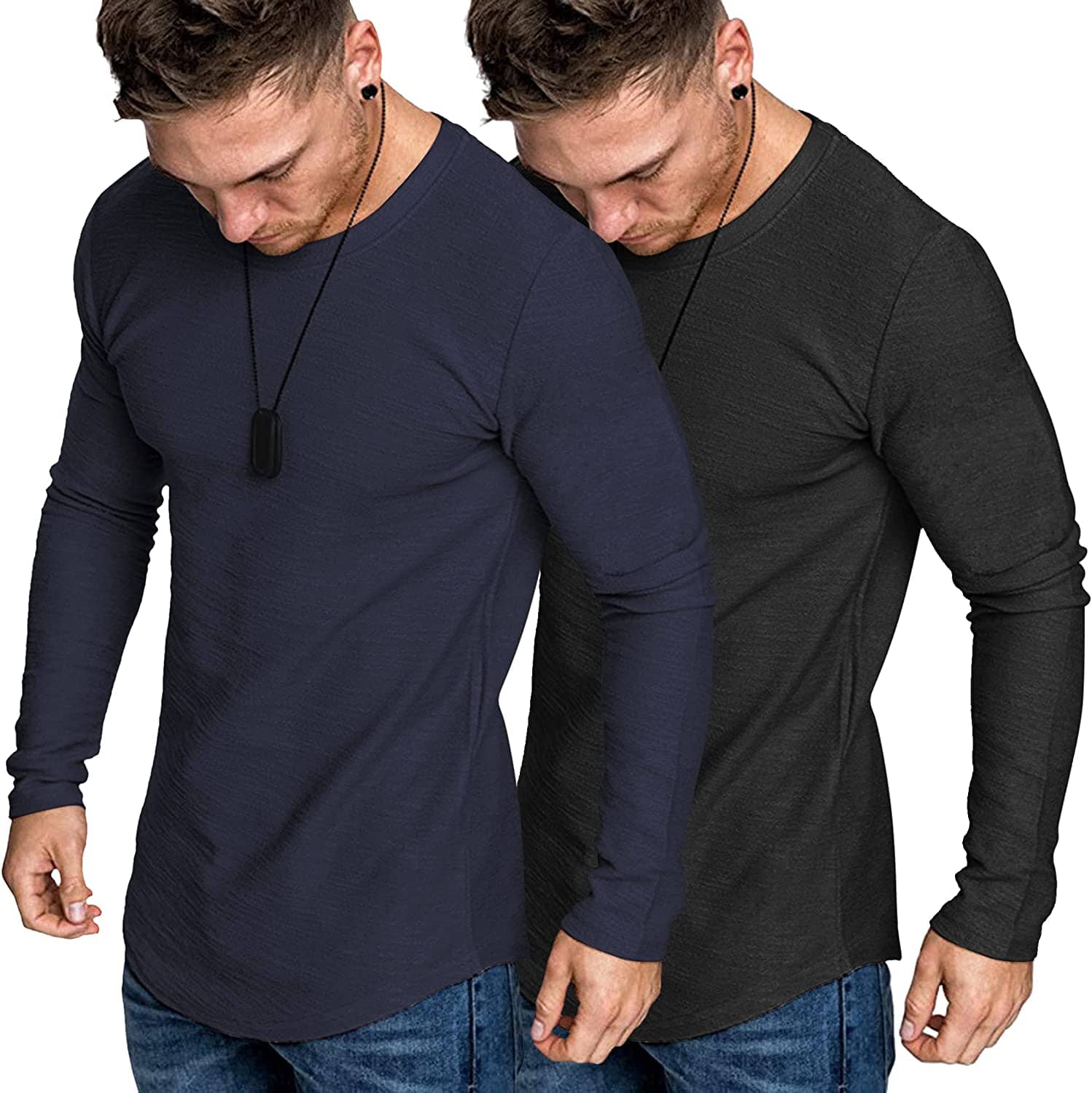 2-Pack Muscle Fitted Workout T-Shirt (US Only) - Image 3