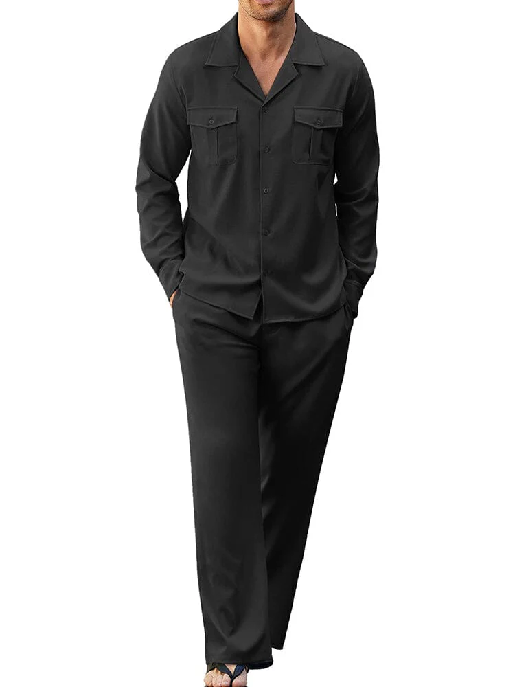 2-Piece Cozy Button Down Cotton Linen Sets (US Only) - Image 3