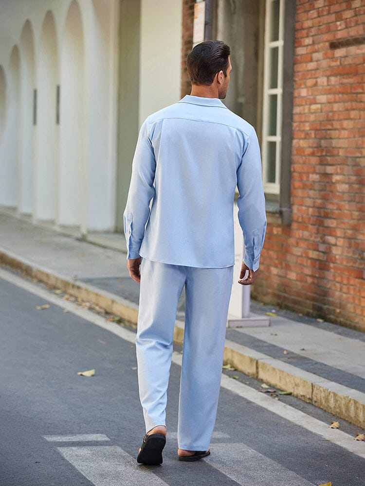 2-Piece Cozy Button Down Cotton Linen Sets (US Only) - Image 7