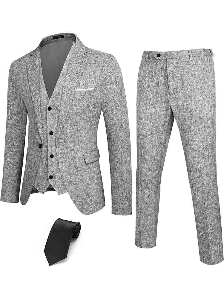 4-Piece One Button Blazer Suit Sets (US Only) - Image 6