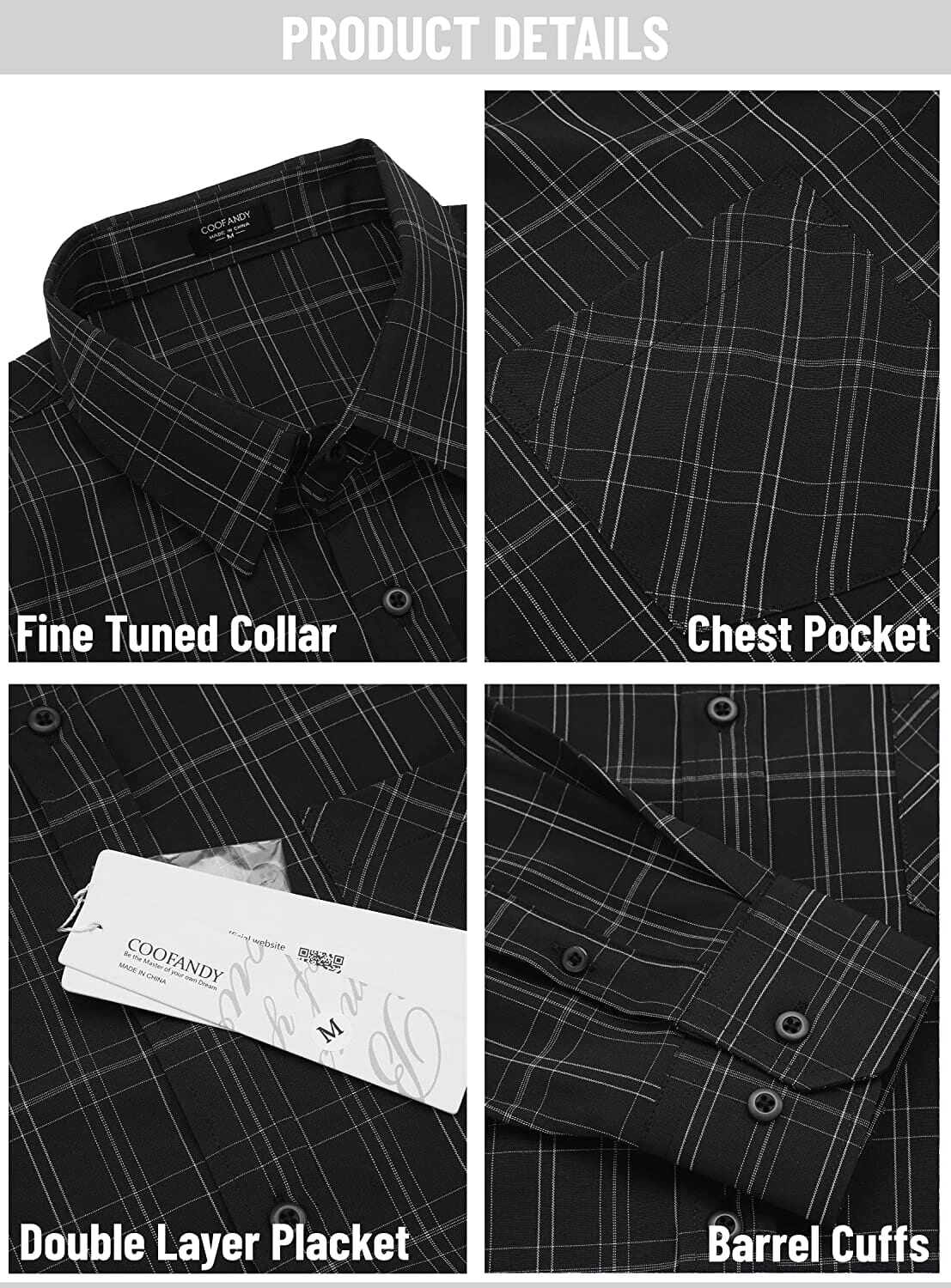 Business Button Up Plaid Shirts (US Only) - Image 12