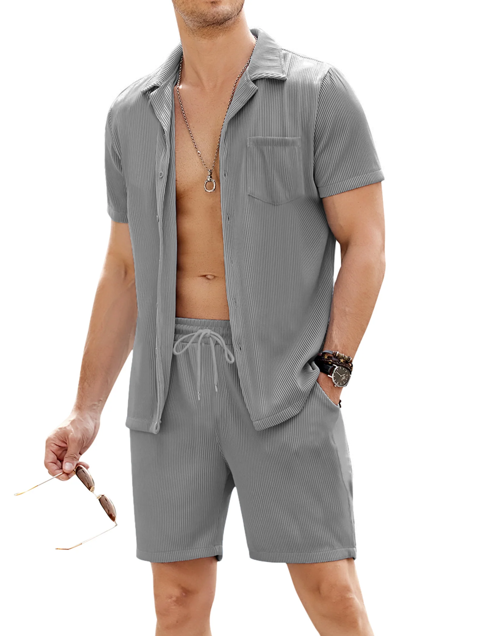 Casual 2 Pieces Beach Outfits Set (US Only) - Image 6