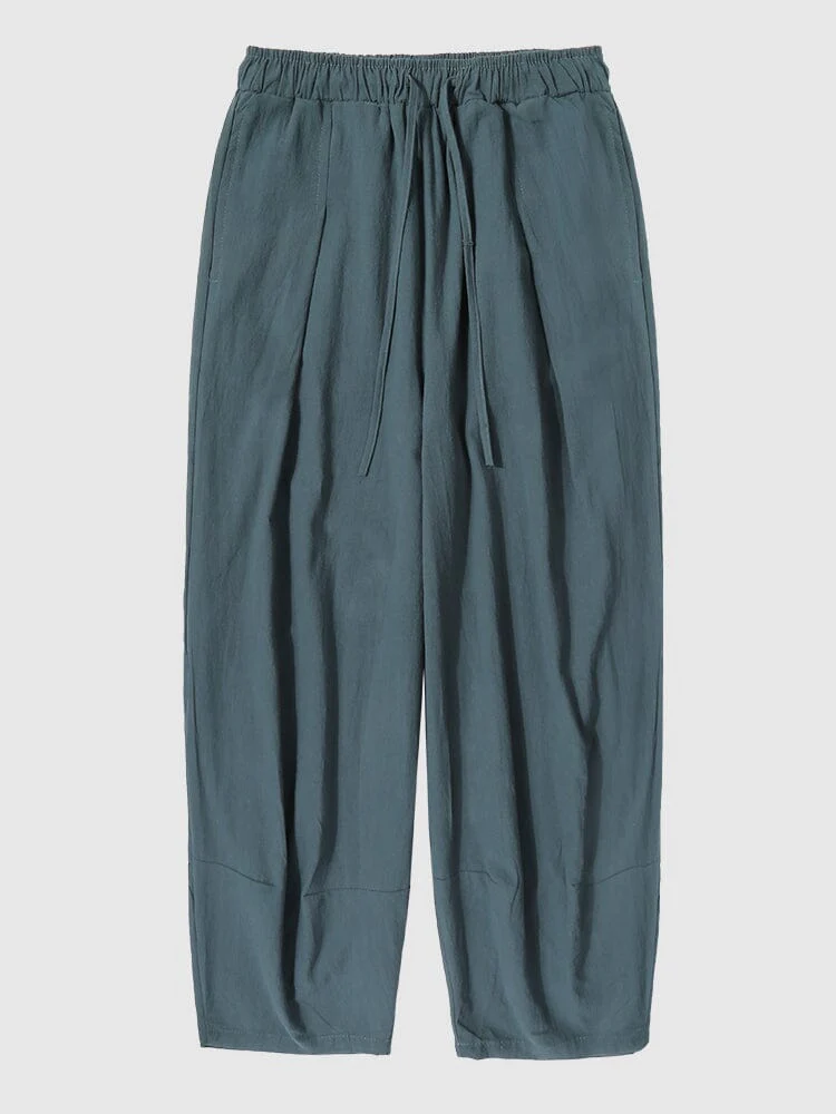 casual bloomers linen pants - Image 3