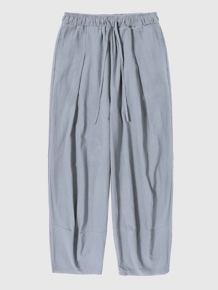 casual bloomers linen pants - Image 4