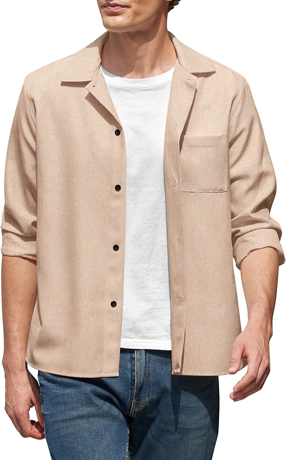 Casual Button Down Long Sleeve Shirt (US Only) - Image 2