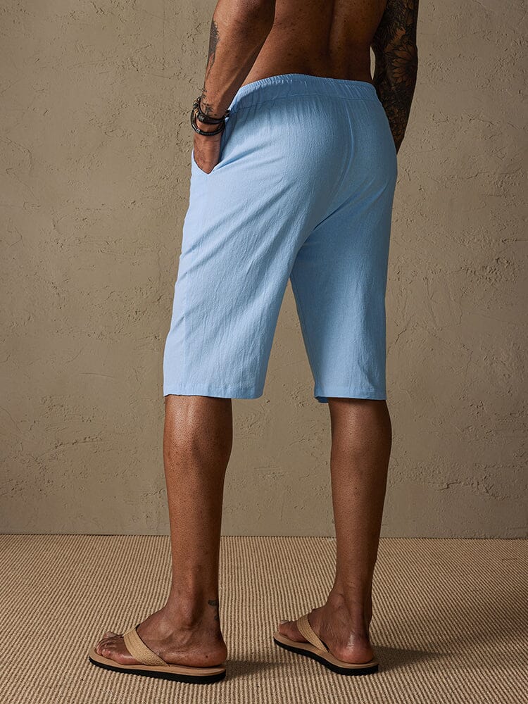 Casual Cotton Drawstring Shorts - Image 10