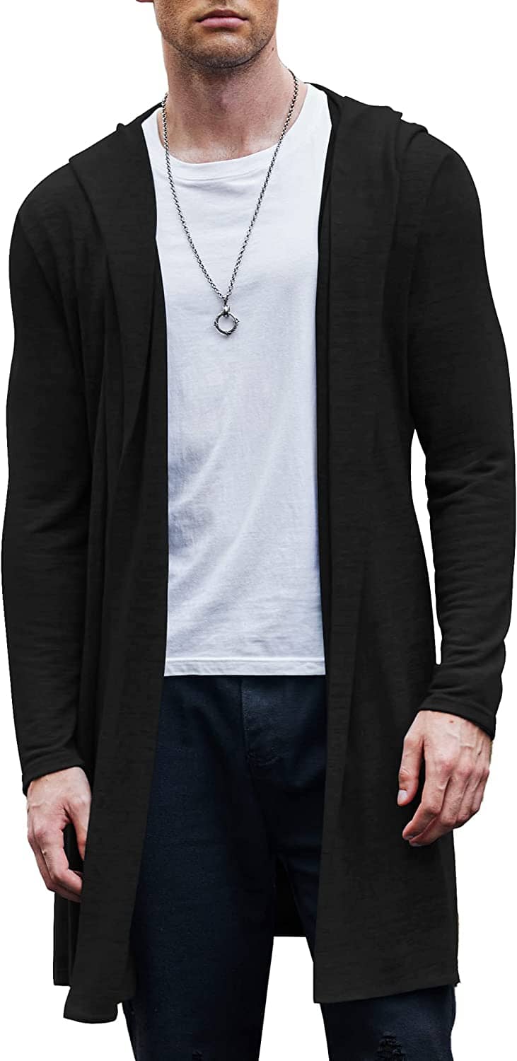 Casual Drape Cape Open Front Cardigan (US Only) - Image 4