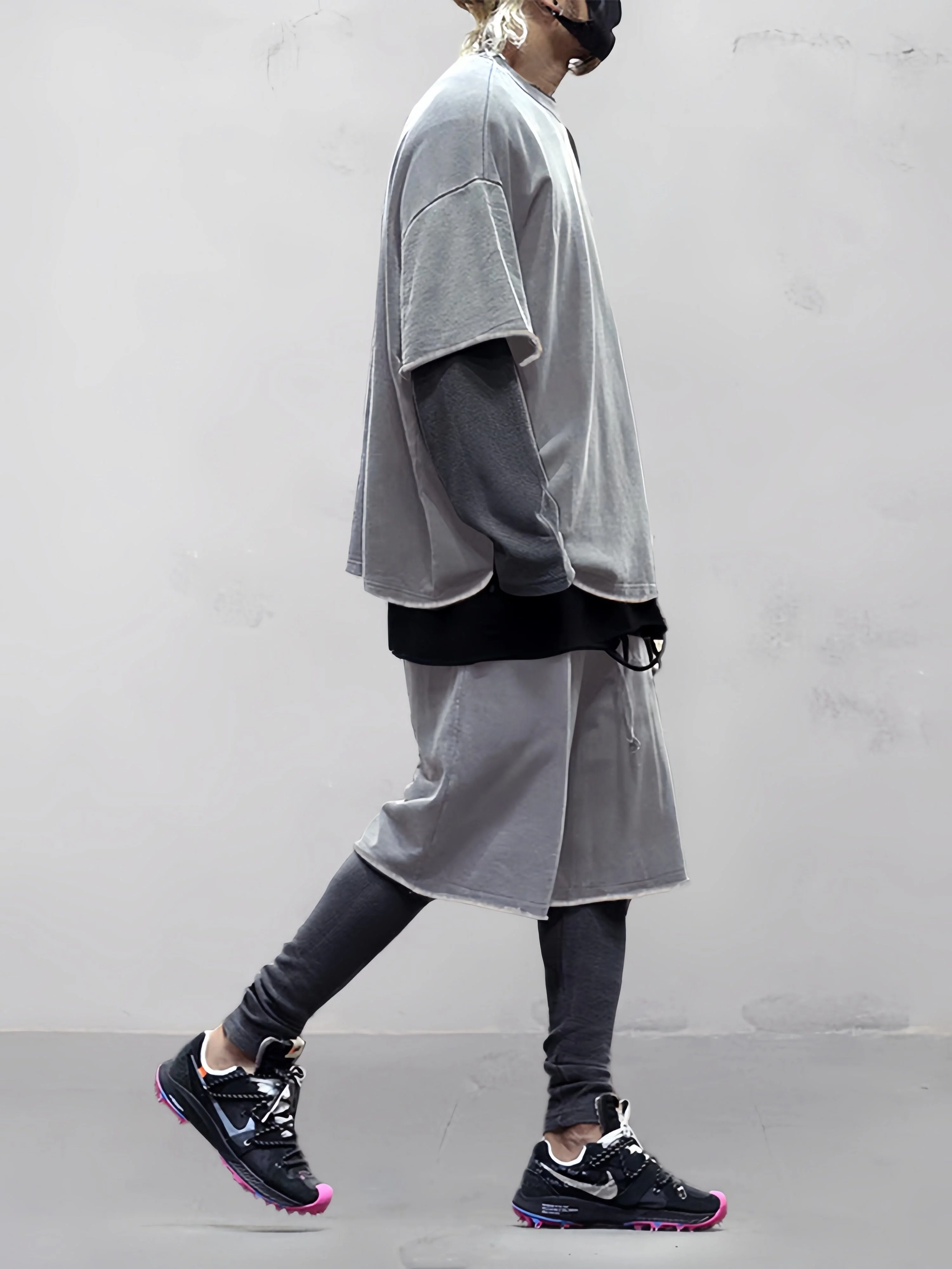 Casual Loose Fit Solid Sports Sets - Image 13